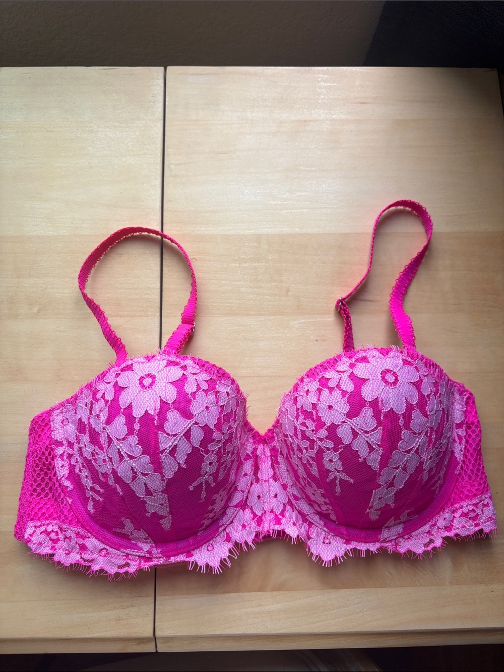 Victoria's Secret Pink Lace Multi-way Bra